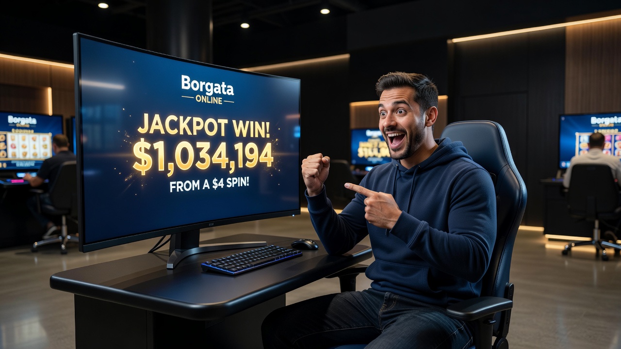 Live dealer studio setup with multiple tables and player interface displays on Borgata Online